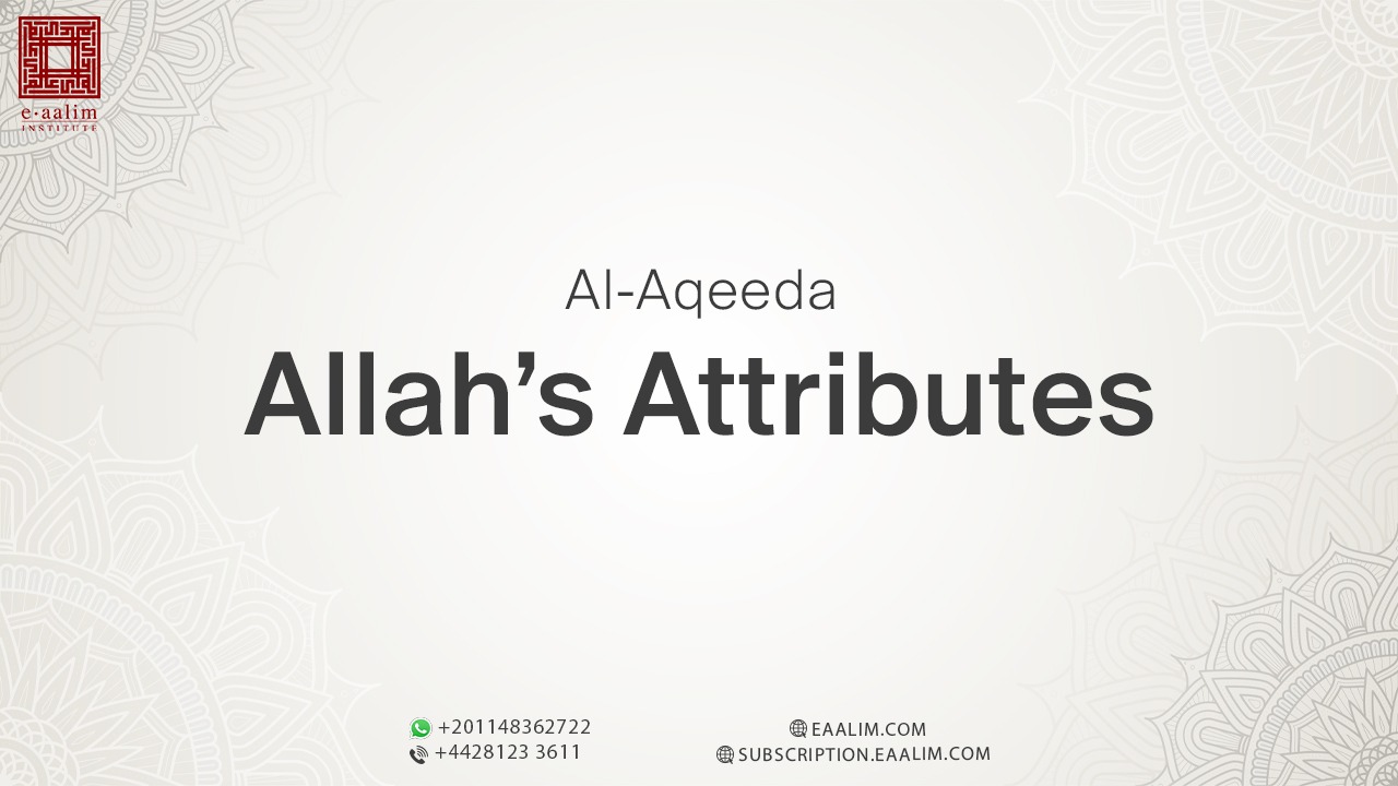 Allah’s Attributes